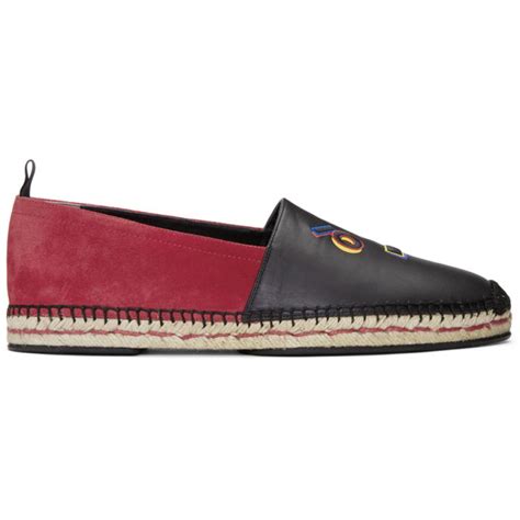 fendi black & red fendi faces espadrilles|fendi black and white bag.